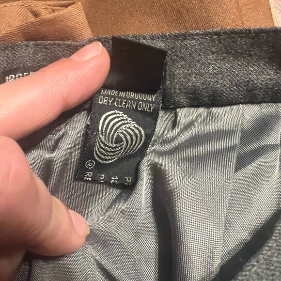 Vtg I. Magnin Women's Grey Wool Knee Length Skirt Sz10 Dark Feminine Elegant - Picture 9 of 11